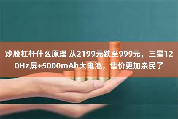 炒股杠杆什么原理 从2199元跌至999元，三星120Hz屏+5000mAh大电池，售价更加亲民了