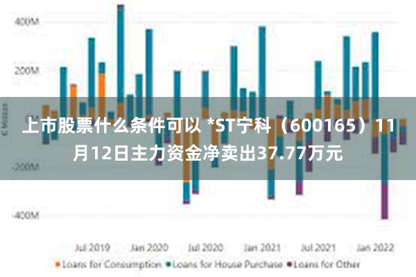 上市股票什么条件可以 *ST宁科（600165）11月12日主力资金净卖出37.77万元