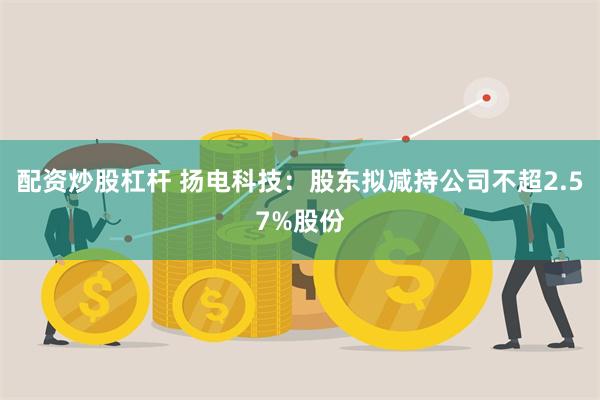 配资炒股杠杆 扬电科技：股东拟减持公司不超2.57%股份